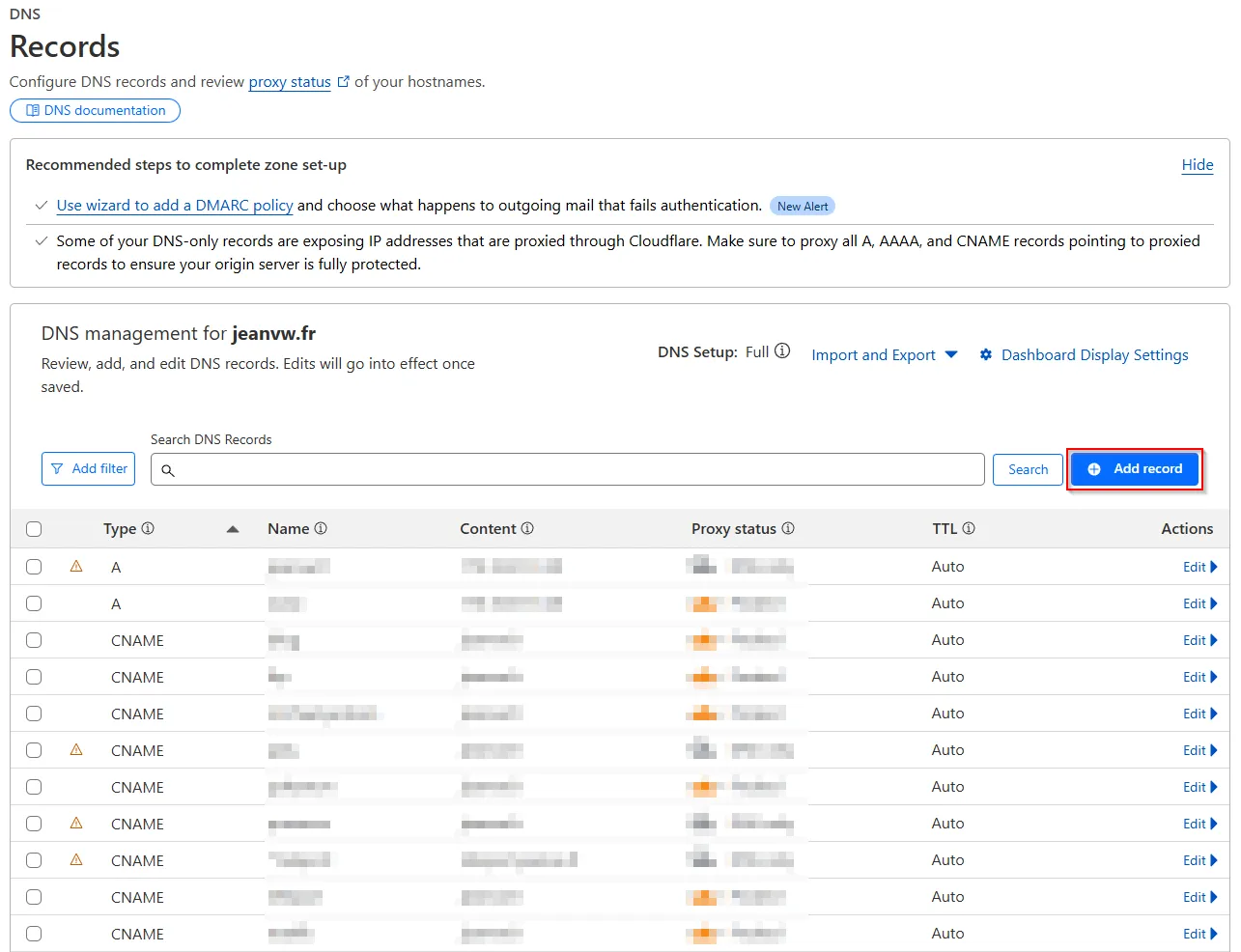 DNS Cloudflare