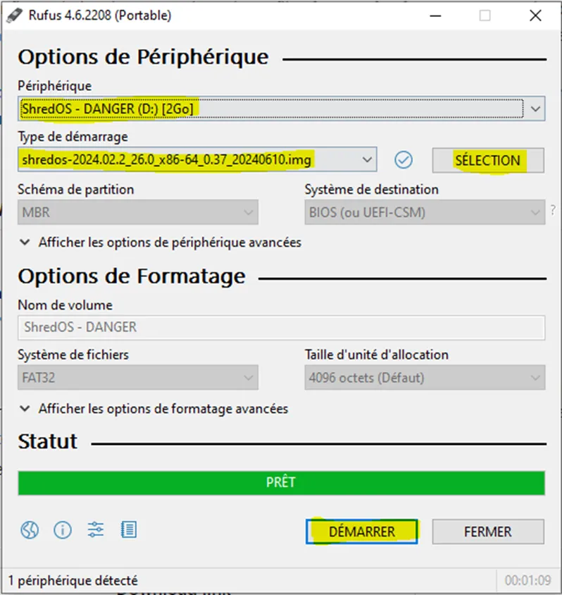 Application Rufus