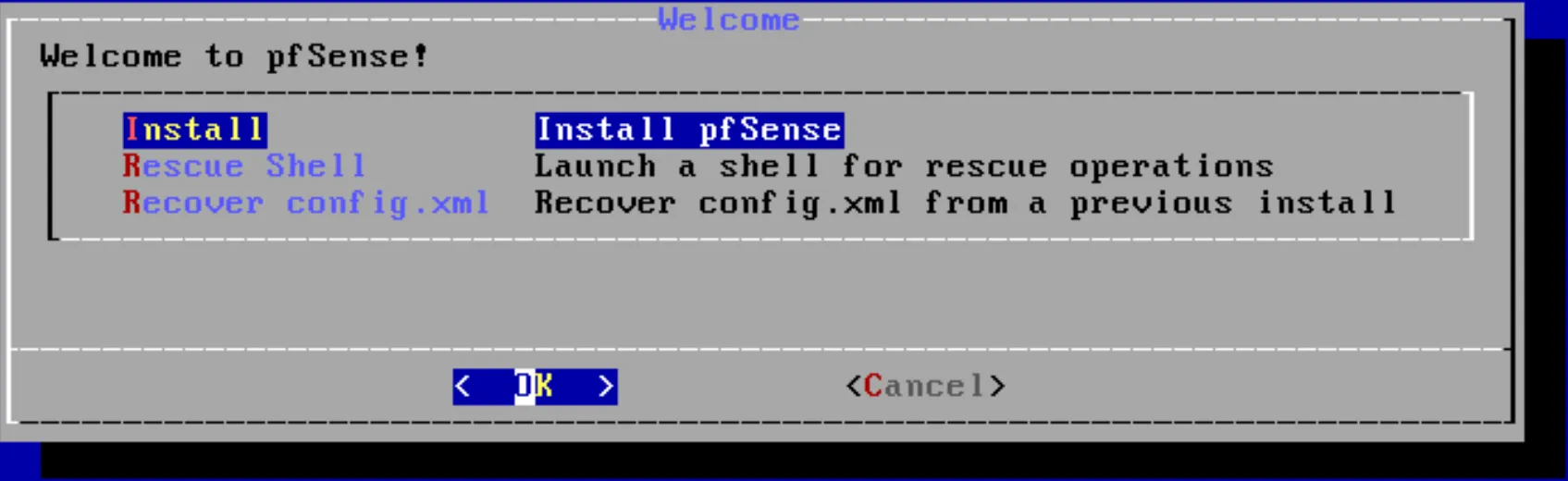 Configuration de PfSense 2