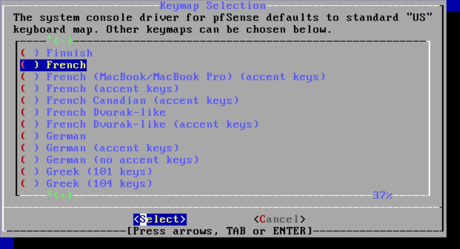 Configuration de PfSense 3