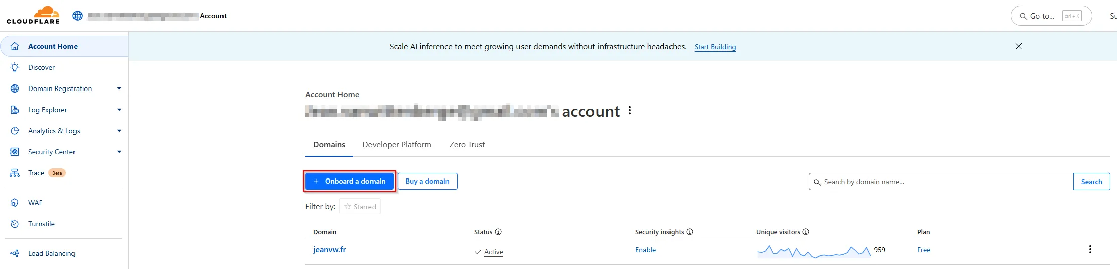 Dashboard Cloudflare