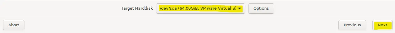 Installation Proxmox étape 3
