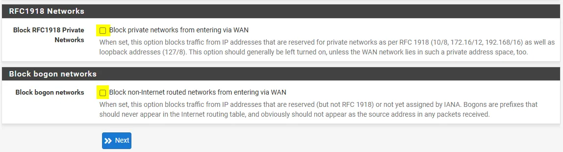 PfSense web configuration 4