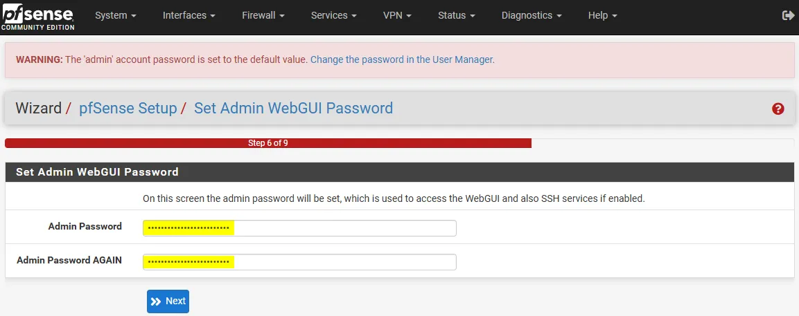 PfSense web configuration 6