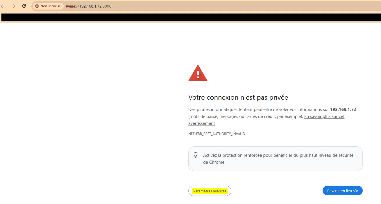 Configuration Proxmox étape 2