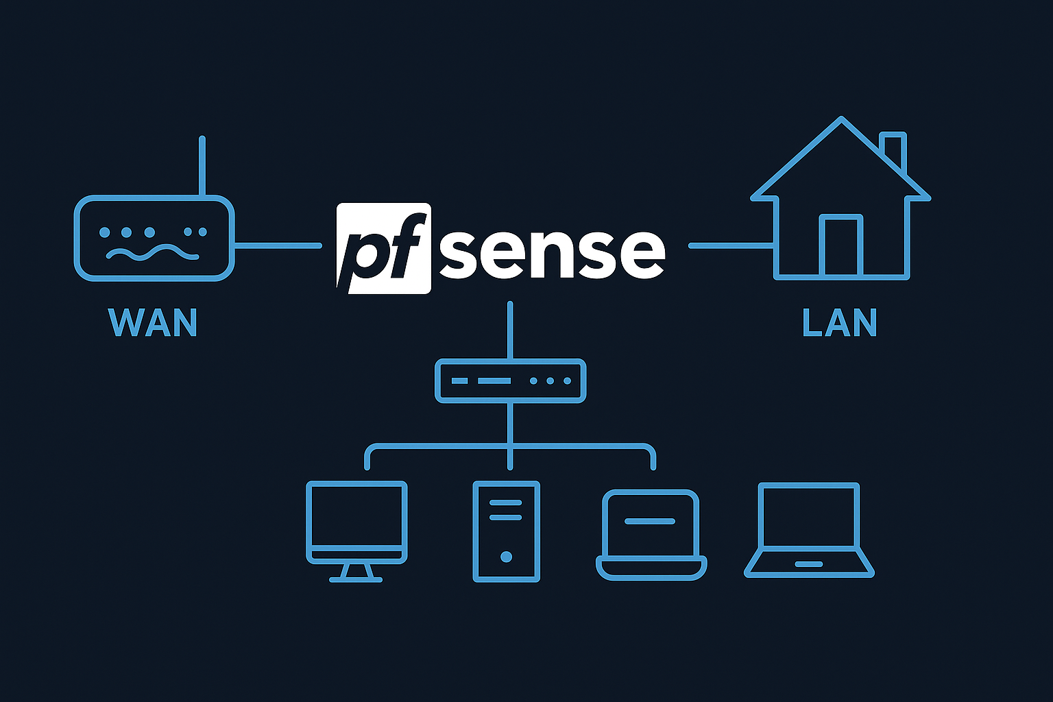 Mise en place d'un réseau local avec PfSense